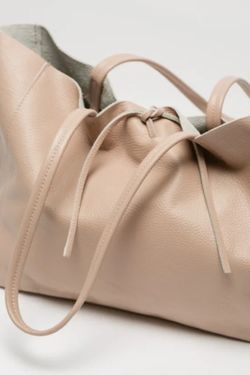 Bolso Lary De Piel Rosa