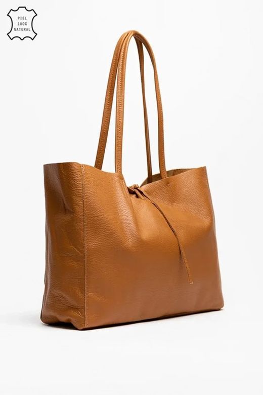 Bolso Lary De Piel Teja