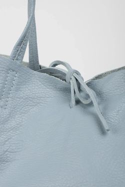 Bolso Lary De Piel Turquesa