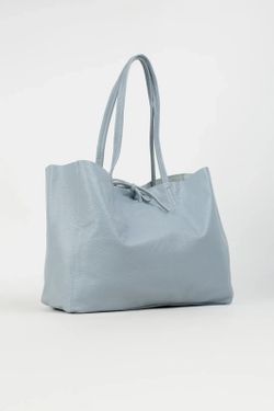 Bolso Lary De Piel Turquesa