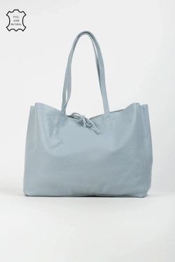 Bolso Lary De Piel Turquesa