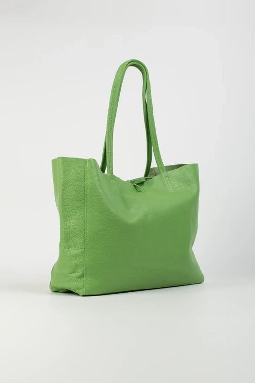 Bolso Lary De Piel Verde
