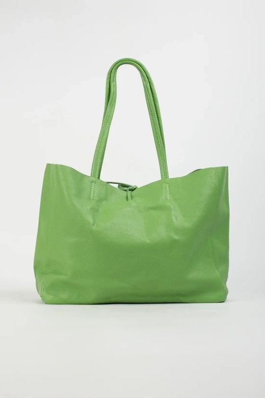 Bolso Lary De Piel Verde