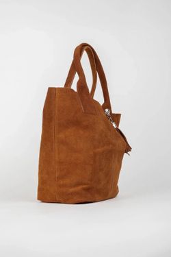Bolso Mela De Piel De Serraje Marrón