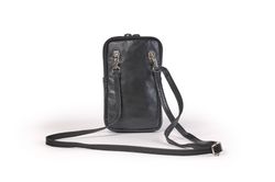 Bolso portamóvil de piel con estampado serpiente animalprint