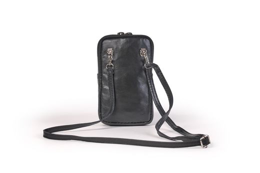 Bolso portamóvil de piel con estampado serpiente animalprint