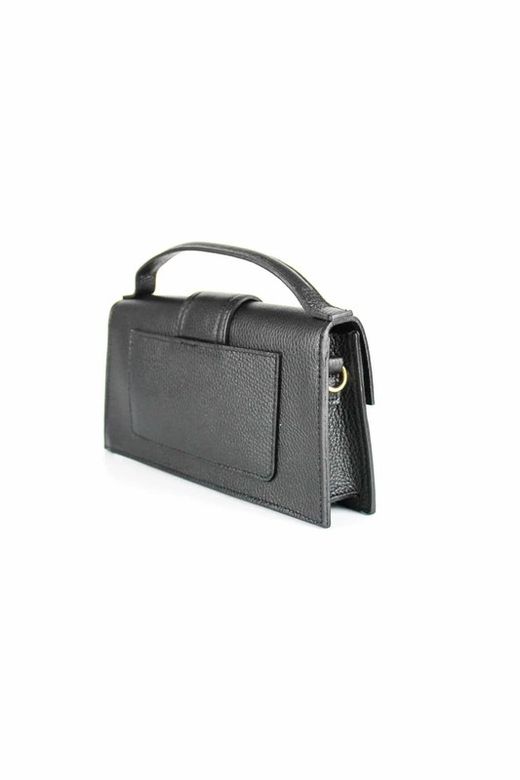 Bolso Tipo Le Bambino De Piel Negro