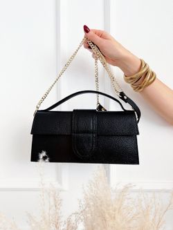 Bolso Tipo Le Bambino De Piel Negro