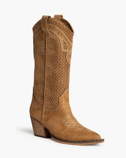 Bota Cowboy Camel marca Corina M5016
