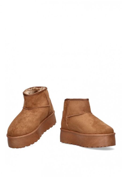 Botas Australianas Con Caña Baja Camel