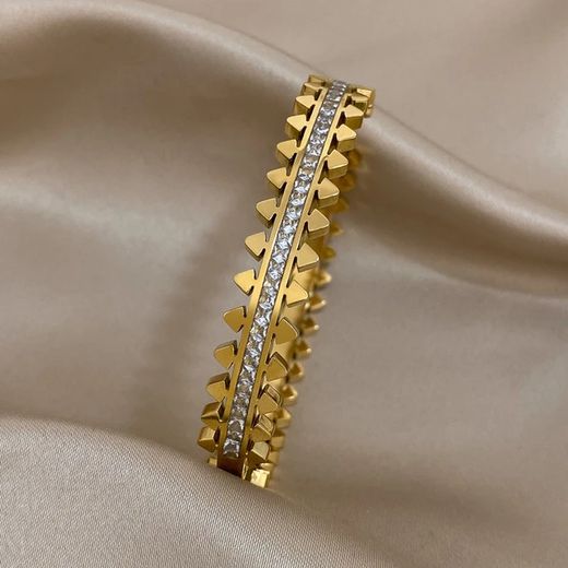 Brazalete Tifa Dorado Para Mujer