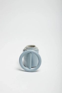 Cinturón Astro De Piel Para Mujer Celeste