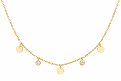 Collar Venus Para Mujer Dorado