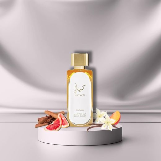 Hayaati Gold Elixir Lattafa Perfume Mujer