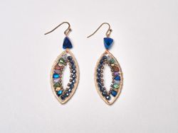 Pendientes Gota Azul