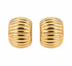 Pendientes Olas Oro