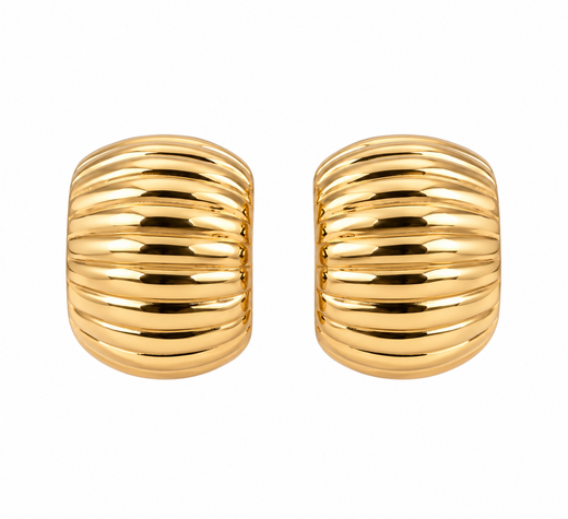 Pendientes Olas Oro