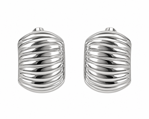 Pentientes Olas Plata