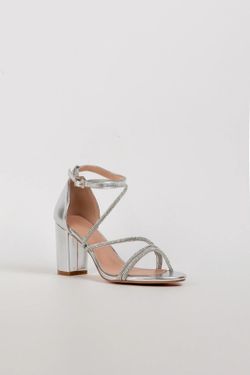Sandalia De Tacón Celiya Plata