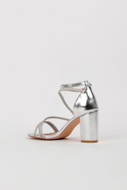 Sandalia De Tacón Celiya Plata