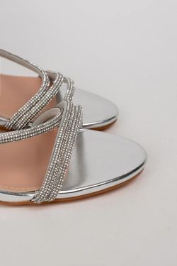 Sandalia De Tacón Celiya Plata