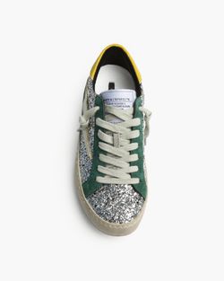 Zapatilla Rayo Plata - Verde - Amarillo Marca Corina REF M6022