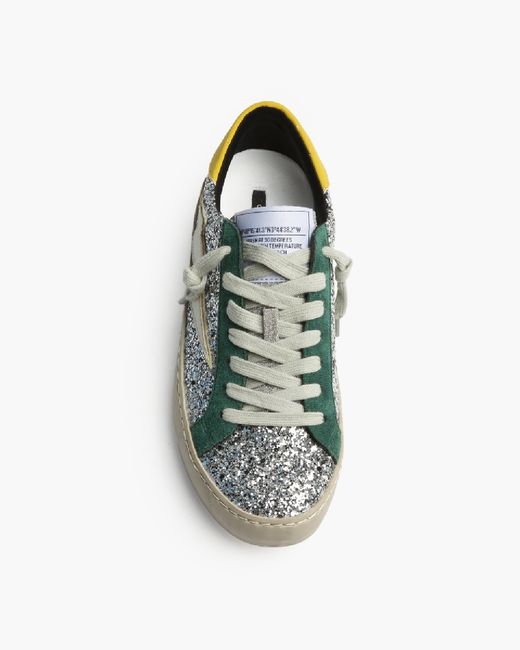 Zapatilla Rayo Plata - Verde - Amarillo Marca Corina REF M6022