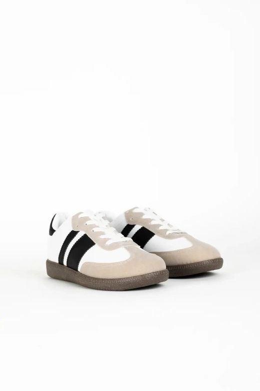 Zapatillas Mixt Comfort Blanco-Negro