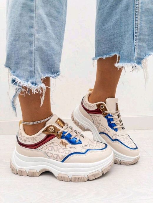 Zapatillas Royal Chunky Beige