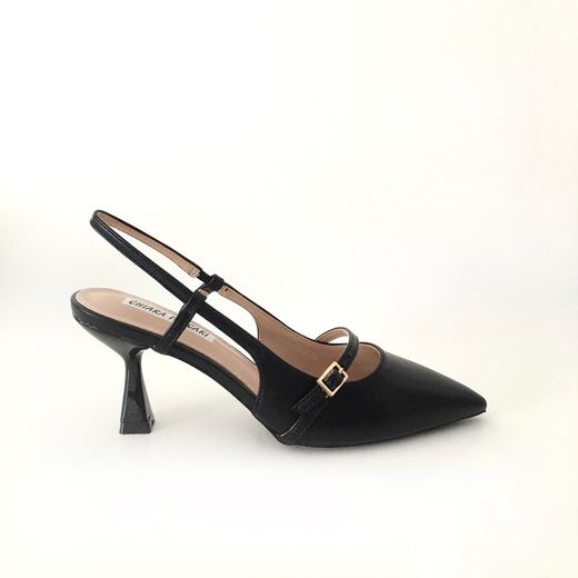 Zapato De Salón Con Tacón Negro