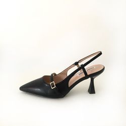 Zapato De Salón Con Tacón Negro