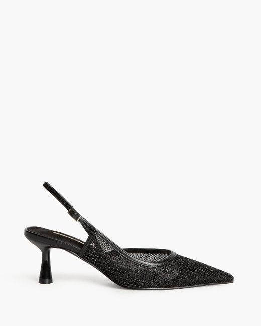 Zapato Salón Rejilla Negro marca Corina M5307