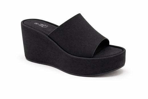 Zueco Destalonado de Plataforma Negro
